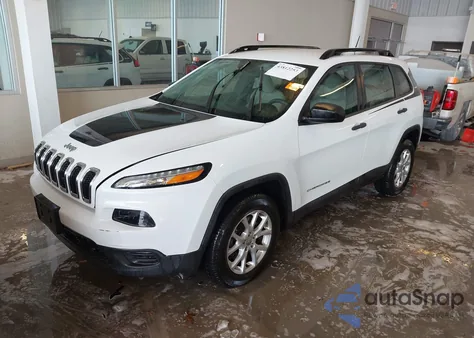 2015 Jeep Cherokee Sport из США, поврежденный, VIN 1C4PJMAB6FW599639